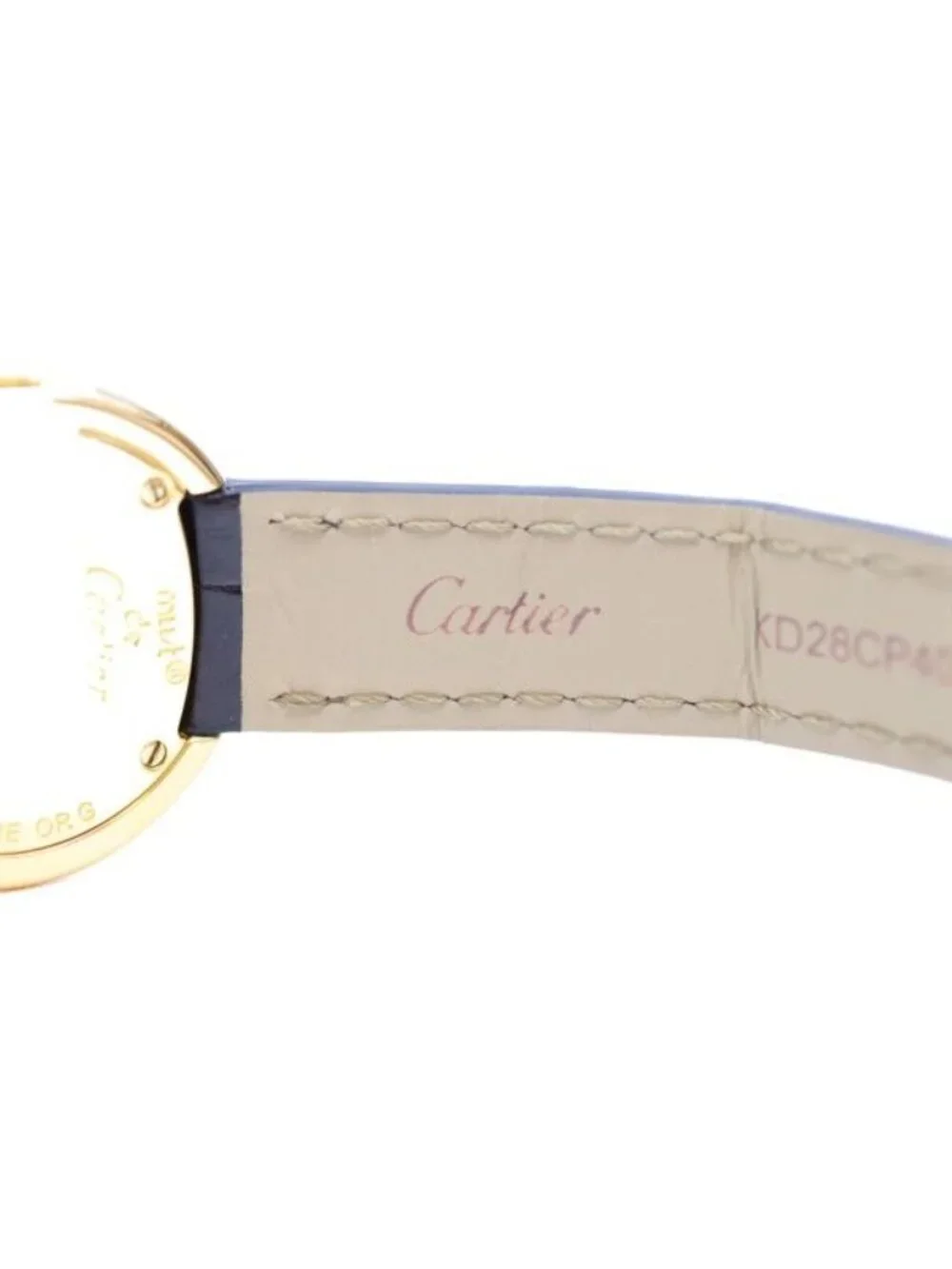 Cartier 925 Roman Silver Dial Must Trinity Vermeil Quartz